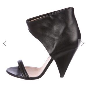 IRO Saika Black Leather Sandals